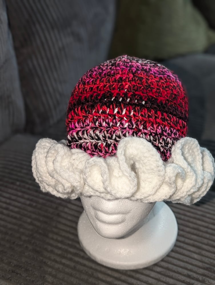 Image of Strawberry Jam Ruffle Hat