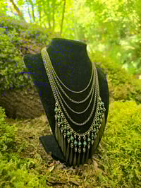 Image 3 of Kombaba Jasper and Brass Drop Necklace