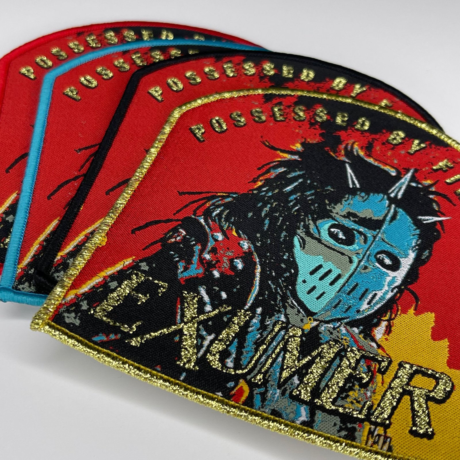 Exumer - Possessed By Fire Woven Patch | Armed With Hammers