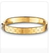 LV Gold Bangle