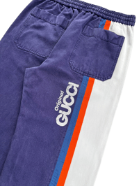 Image 3 of '21 Gucci Striped Canvas Drawstring Trousers - 30