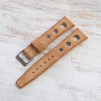 Image 3 of 20mm Suede Rally Strap - Sand
