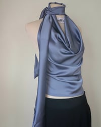 Ruby Cowl Neck in Cobalt 
