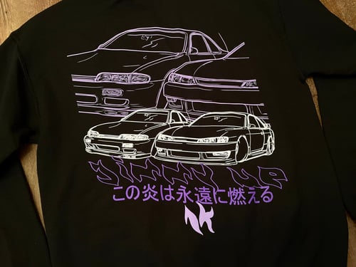 Image of S14 Purple Fire Crew (XL Only)