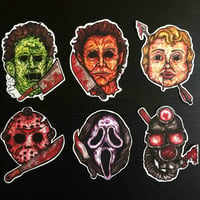 Image 2 of Slashers Sticker Pack