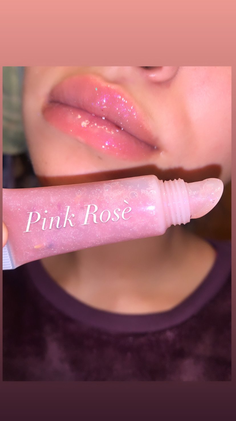 Image of  Golden Sapphire & Pink Rosè Lip Gloss✨