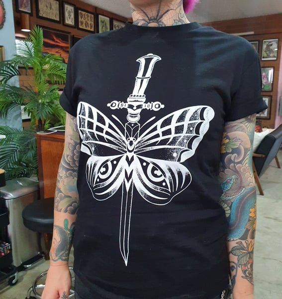 Image of Moth and Dagger T-Shirt