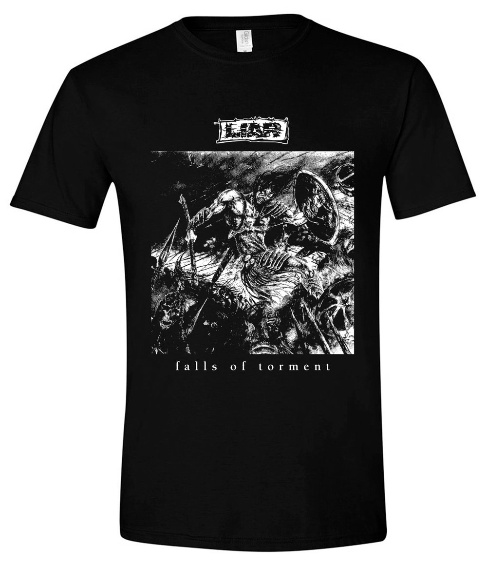 LIAR 'Falls Of Torment' T-SHIRT BLACK 