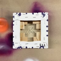 Image 3 of "Ex Remover" Mini Canvas (purple) 1/1 on 15x15cm Deep Edge Canvas