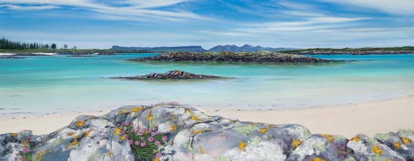 Image of Arisaig rocks giclee print