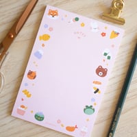 Image 3 of Set of 2 notepads Happy Frog & Kawaii Friends