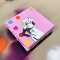 Image 2 of "Spot Remover" Mini Canvas (pink) 1/1 on 15x15cm Deep Edge Canvas