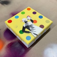 Image 2 of "Spot Remover" Mini Canvas (pale yellow) 1/1 on 15x15cm Deep Edge Canvas