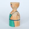 Vintage Wooden Egg Cup Boy