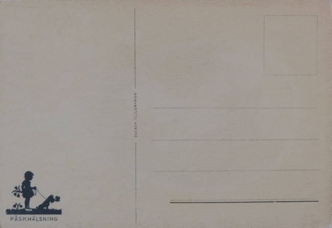 Vintage Easter Postcard no 1