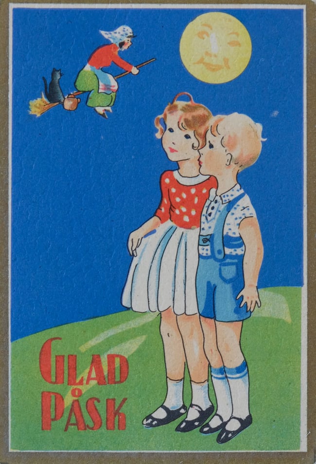 Vintage Easter Postcard lge no 5