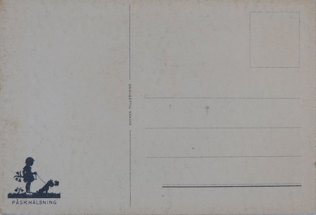 Vintage Easter Postcard no 2