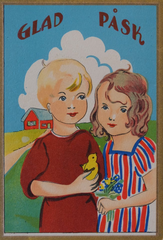 Vintage Easter Postcard no 3