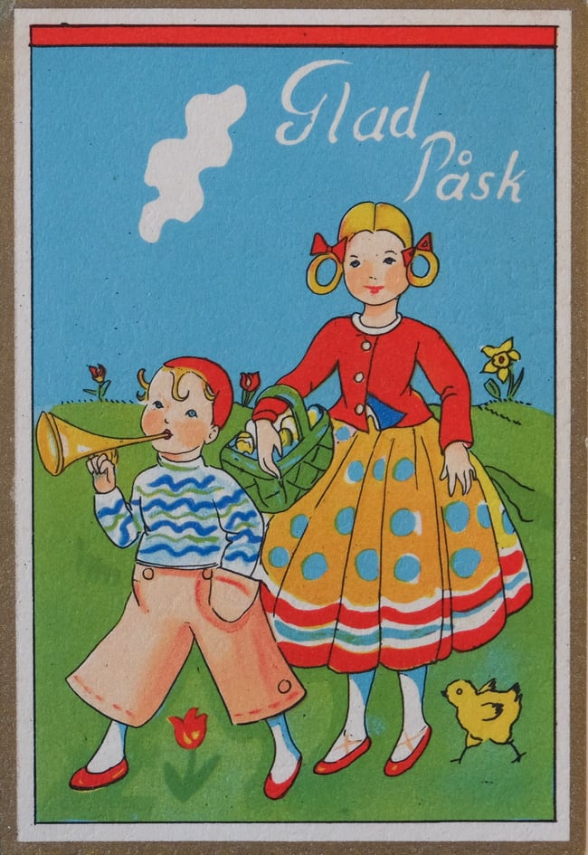 Vintage Easter Postcard no 4