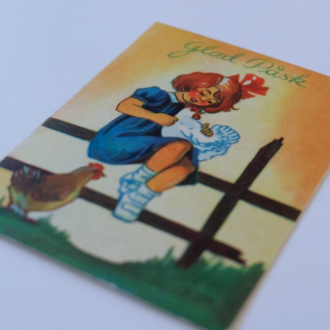 Vintage Easter Postcard sml no 3