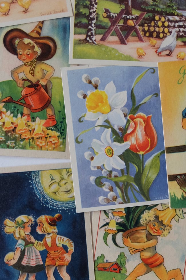 Vintage Easter Postcard sml no 3