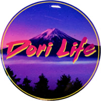 Image 2 of Dori Life Hornpush Sticker 40mm Domed