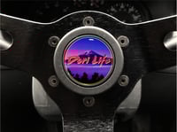 Image 1 of Dori Life Hornpush Sticker 40mm Domed