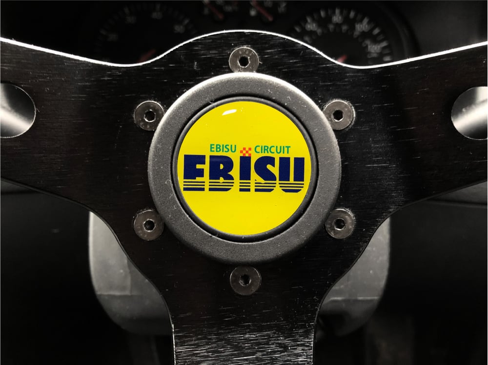 Image of Ebisu Hornpush Sticker 40mm Domed