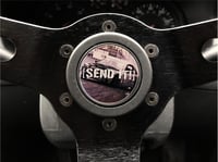 Image 1 of Send It! Hornpush Sticker 40mm Domed