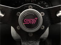 Image 1 of STI Hornpush Sticker 40mm Domed