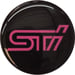 Image of STI Hornpush Sticker 40mm Domed