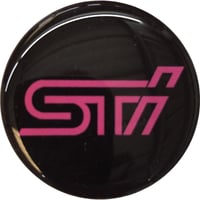 Image 2 of STI Hornpush Sticker 40mm Domed