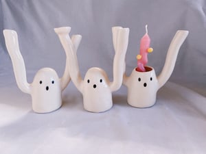 Ghost Ceramic Candle Holder and Deco