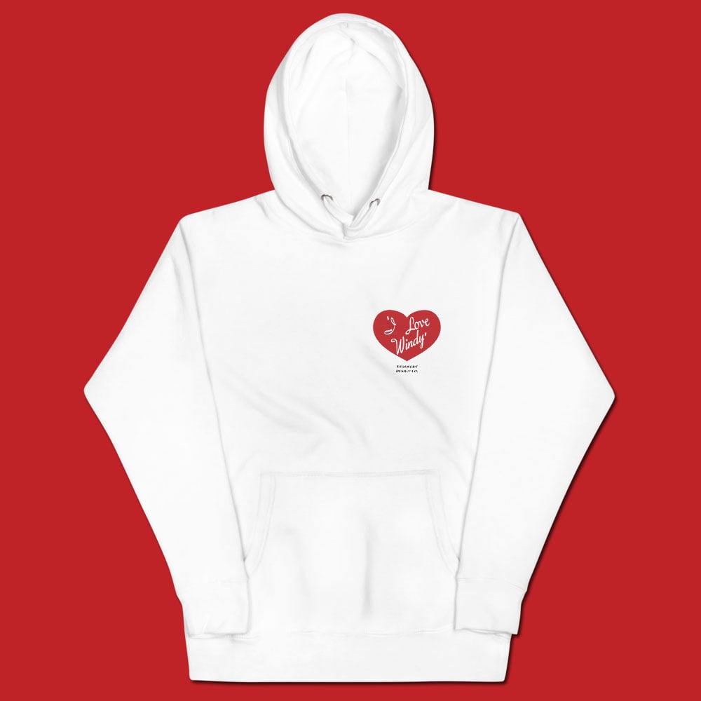 Image of 'I Love Windy' Unisex Pullover Hoodie