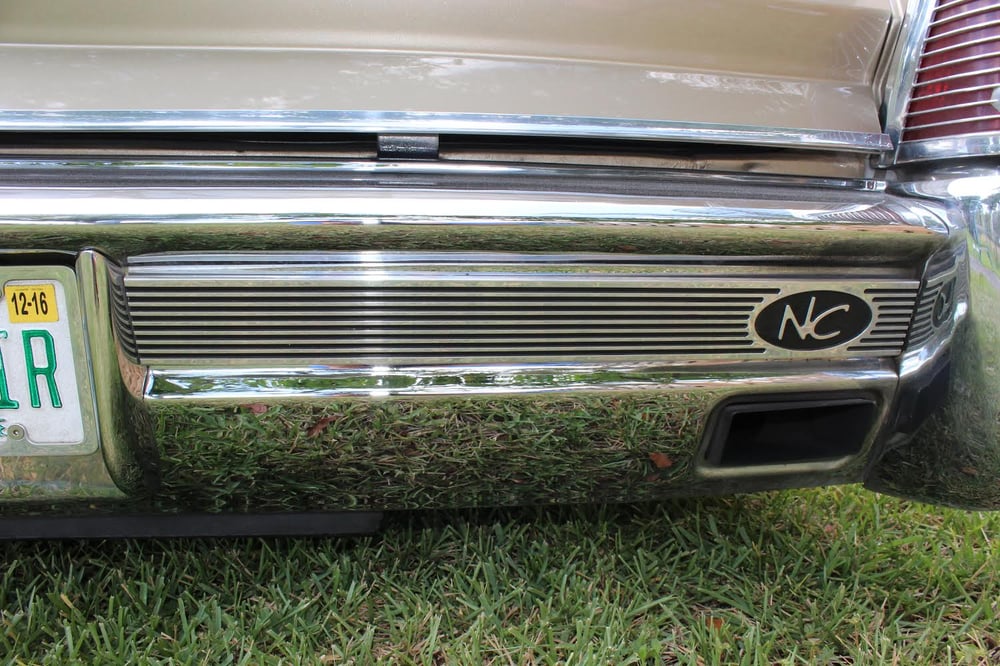 Image of 1965 Lincoln Continental Rear Bumper Inserts (Milled)