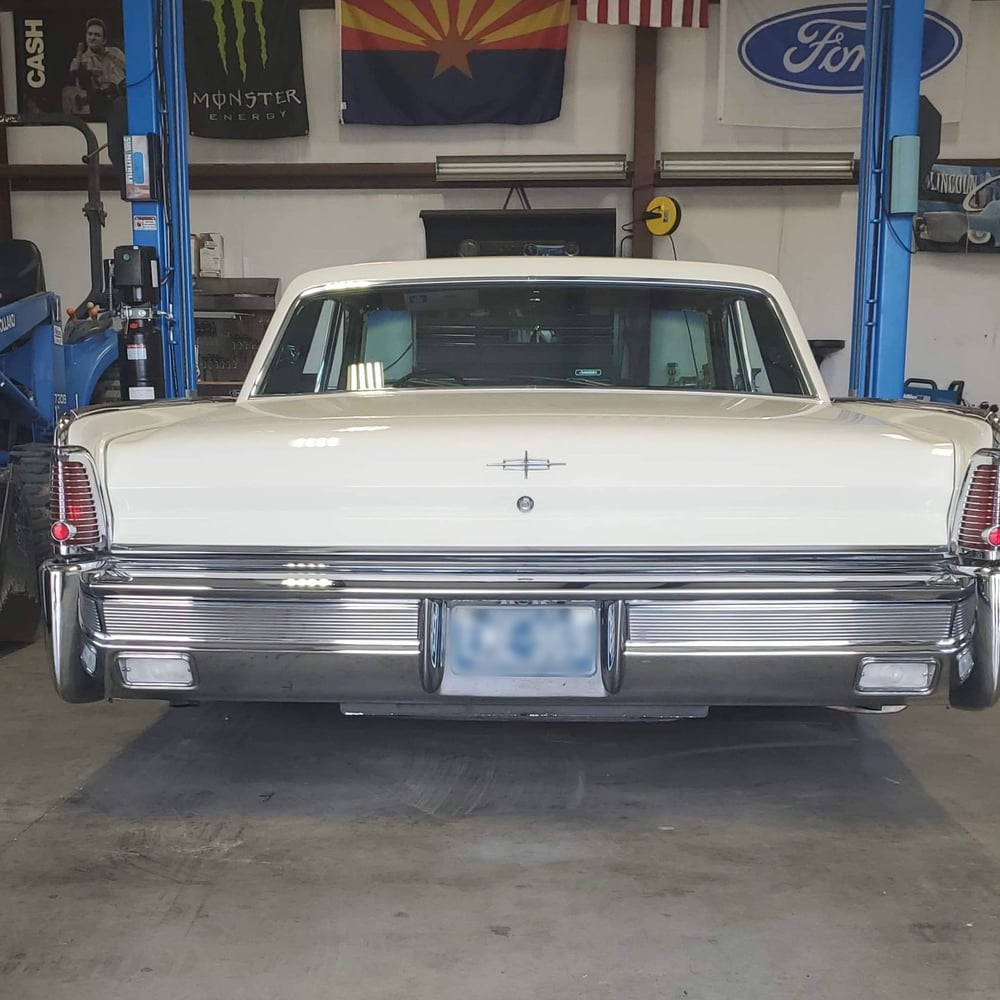 Image of 1965 Lincoln Continental Rear Bumper Inserts (Milled)
