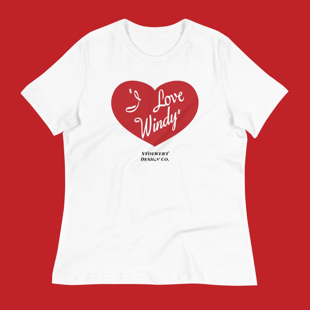 Image of 'I Love Windy' Women’s T-Shirt