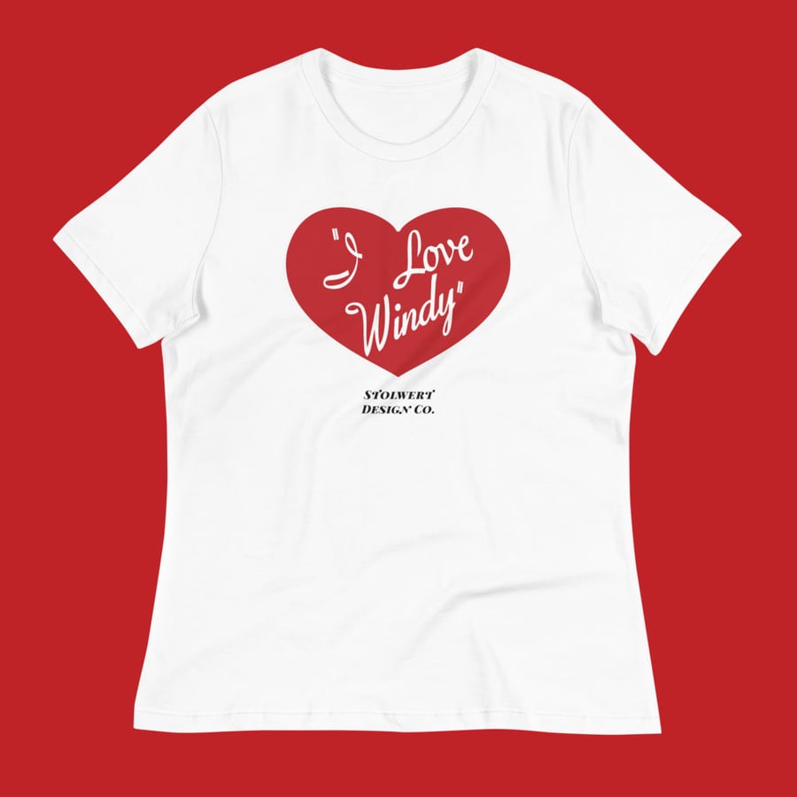 Image of 'I Love Windy' Women’s T-Shirt