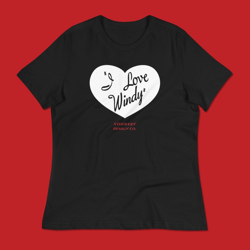 Image of 'I Love Windy' Women’s T-Shirt