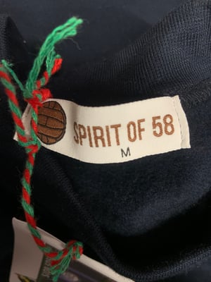 Image of SO58 Embroidered Sweatshirt in Navy (unisex) 