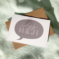 Image 1 of Hej Hej greeting card
