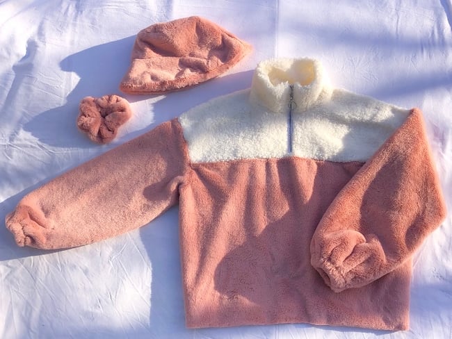 Plush luxury jumper jacket 