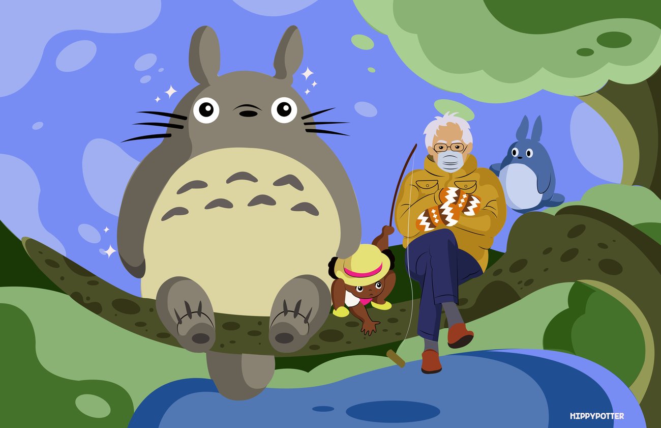 My Neighbor Totoro (Bernie) | The Art of Hippy Potter