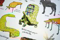 Image 4 of Möbeltiere | Großes Poster | DIN A1* mit Posterleisten