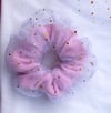 Candy floss double scrunchie 