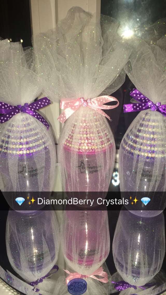 Image of Bling baby bottle with Gift Wrap