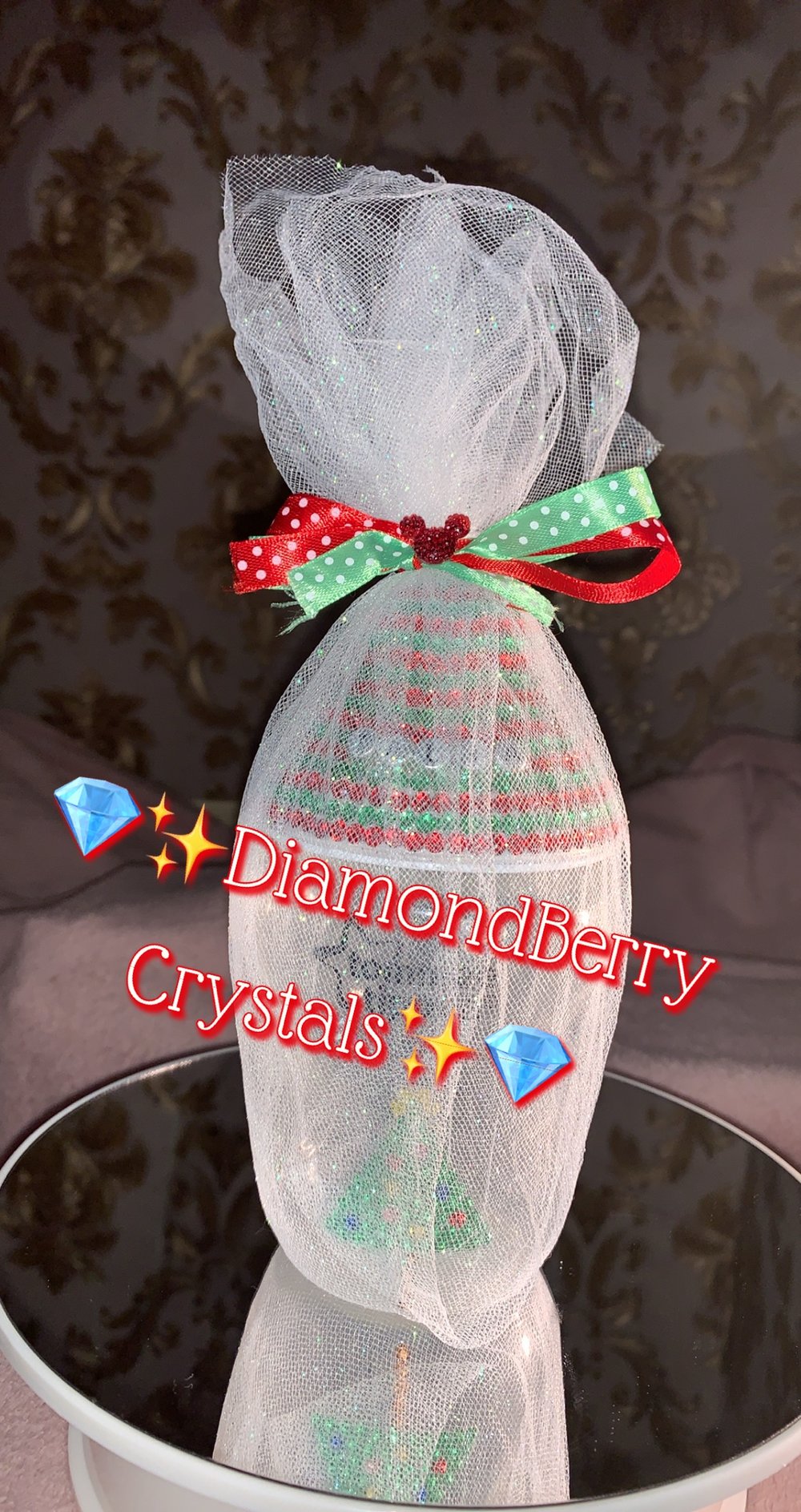 Image of Bling baby bottle with Gift Wrap