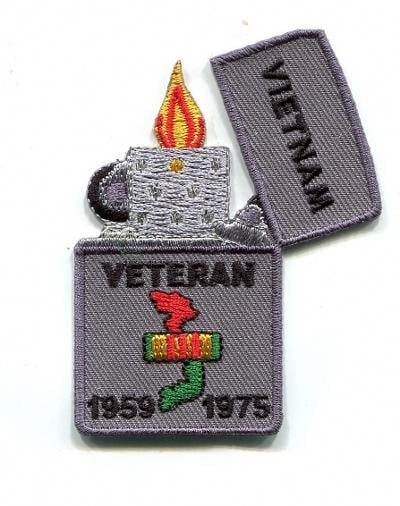 Image of Vietnam Veteran Zippo Lighter Patch