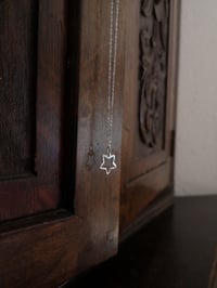 Image 5 of Open star pendant ~ sterling silver