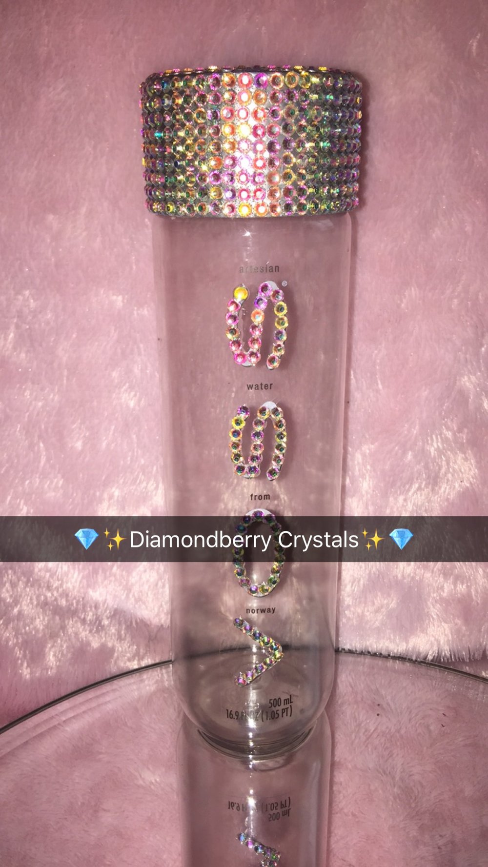 Image of Bling V water bottle
